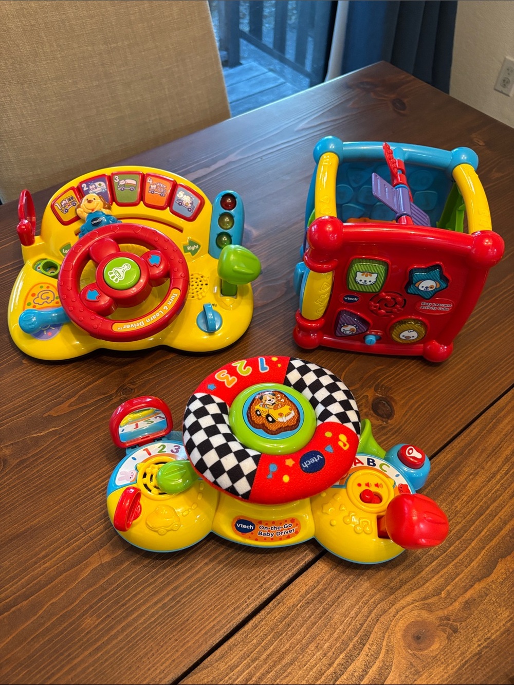 Vtech Bright Learning Baby Activity Toys - Red, Yellow, Blue